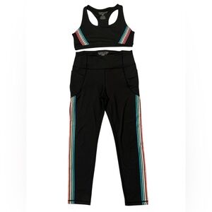 Jadelynn Brooke 2 Piece Leggings (Med) Sports Bra (Large) Set - JLB Fit